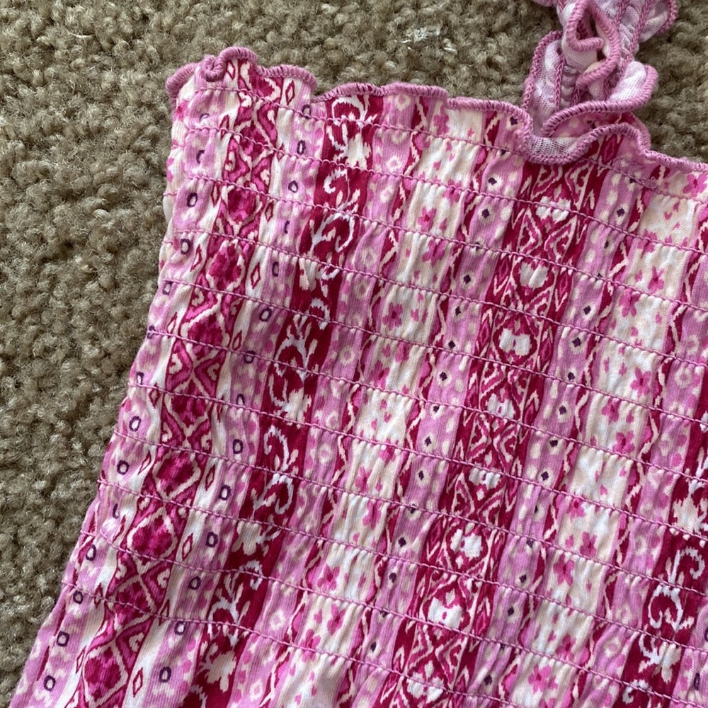 Girls Pink Tank - Picture 2 of 3